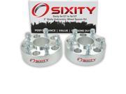 Sixity Auto 2pc 2 5x127 Wheel Spacers Sixity Auto Pickup Truck SUV 1 2 20tpi 1.25in Hubcentric