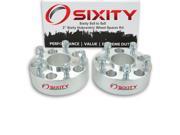 Sixity Auto 2pc 2 5x5 Wheel Spacers Sixity Auto Pickup Truck SUV 1 2 20tpi 1.25in Hubcentric