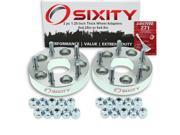 Sixity Auto 2pc 1.25 Thick 5x4.25 to 5x4.5 Wheel Adapters Pickup Truck SUV Loctite