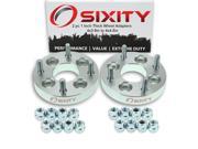 Sixity Auto 2pc 1 Thick 4x3.9 to 4x4.5 Wheel Adapters Pickup Truck SUV