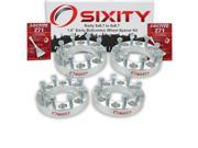 Sixity Auto 4pc 1.5 8x6.7 Wheel Spacers Sixity Auto Pickup Truck SUV M14x2.0mm 1.75in Studs Lugs Loctite