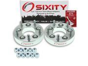 Sixity Auto 2pc 1.25 Thick 5x127mm Wheel Adapters Plymouth Grand Voyager Laser Outlander Prowler Loctite
