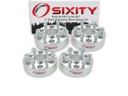 Sixity Auto 4pc 2 6x139.7 Wheel Spacers Sixity Auto Pickup Truck SUV M14x1.5mm 1.25in Hubcentric