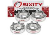 Sixity Auto 4pc 1.5 6x139.7 Wheel Spacers GMC Canyon M12x1.5mm 1.25in Studs Lugs Loctite