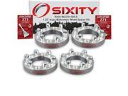 Sixity Auto 4pc 1.25 6x5.5 Wheel Spacers Isuzu Rodeo Trooper Truck M12x1.5mm 1.25in Studs Lugs Loctite