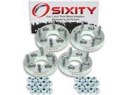 Sixity Auto 4pc 1 Thick 4x114.3mm Wheel Adapters Plymouth Colt Horizon Neon Reliant Voyager