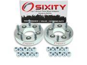 Sixity Auto 2pc 1.25 Thick 5x5.5 Wheel Adapters Honda Accord Crosstour Civic CR V CR Z Element Fit Odyssey Pilot Prelude S2000