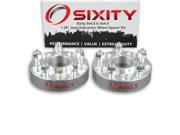 Sixity Auto 2pc 1.25 5x4.5 Wheel Spacers Jeep Grand Cherokee Wrangler Liberty 1 2 20tpi 1.25in Hubcentric