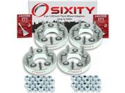Sixity Auto 4pc 1.25 Thick 5x5 Wheel Adapters Jeep Compass Liberty Patriot Loctite