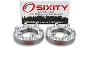 Sixity Auto 2pc 1.25 6x5.5 Wheel Spacers GMC Canyon M12x1.5mm 1.25in Studs Lugs