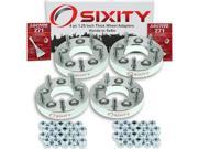 Sixity Auto 4pc 1.25 Thick 5x5 Wheel Adapters Honda Accord Crosstour Civic CR V CR Z Element Fit Odyssey Pilot Prelude S2000 Loctite