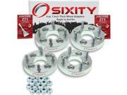 Sixity Auto 4pc 1 Thick 4x4.5 Wheel Adapters Eagle Summit Loctite
