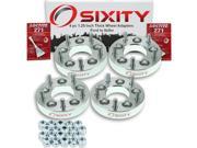 Sixity Auto 4pc 1.25 Thick 5x5 Wheel Adapters Ford Escape Five Hundred Freestyle Fusion Probe Taurus X Loctite