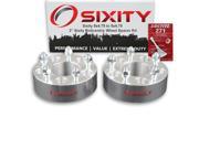 Sixity Auto 2pc 2 5x4.75 Wheel Spacers Sixity Auto Pickup Truck SUV M12x1.5mm 1.25in Studs Lugs Loctite