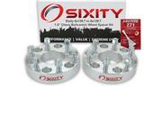 Sixity Auto 2pc 1.5 6x139.7 Wheel Spacers Chevy Astro Avalanche Chevy Pickup Express G30 Silverado Suburban 1500 M14x1.5mm 1.25in Studs Lugs Loctite
