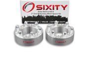 Sixity Auto 2pc 2 6x5.5 Wheel Spacers Ford Courier M12x1.5mm 1.25in Studs Lugs