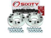 Sixity Auto 2pc 2 Thick 5x5 to 6x5.5 Wheel Adapters Pickup Truck SUV Loctite