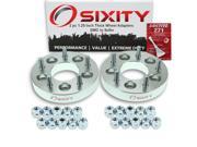 Sixity Auto 2pc 1.25 Thick 5x5 Wheel Adapters GMC Jimmy Sonoma Loctite