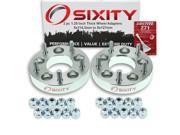 Sixity Auto 2pc 1.25 Thick 5x114.3mm to 5x127mm Wheel Adapters Pickup Truck SUV Loctite