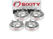 Sixity Auto 4pc 1.5 6x139.7 Wheel Spacers Dodge Ram 50 Raider D50 M12x1.5mm 1.25in Studs Lugs