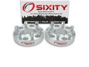 Sixity Auto 2pc 1.5 6x5.5 Wheel Spacers Chevy Astro Avalanche Chevy Pickup Express G30 Silverado Suburban 1500 M14x1.5mm 1.25in Studs Lugs