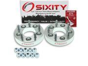 Sixity Auto 2pc 1.25 Thick 5x120.7mm Wheel Adapters Mitsubishi Lancer Mighty Max Montero Sport Loctite