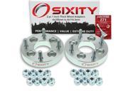 Sixity Auto 2pc 1 Thick 4x100mm to 4x114.3mm Wheel Adapters Pickup Truck SUV Loctite