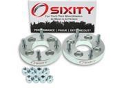 Sixity Auto 2pc 1 Thick 4x100mm to 4x114.3mm Wheel Adapters Pickup Truck SUV