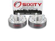 Sixity Auto 2pc 2 5x120.7 Wheel Spacers GMC Jimmy Sonoma M12x1.5mm 1.25in Studs Lugs