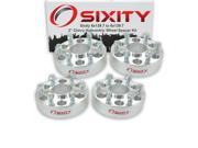 Sixity Auto 4pc 2 6x139.7 Wheel Spacers Chevy Pickup Suburban Blazer Tahoe 1500 M14x1.5mm 1.25in Hubcentric