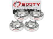 Sixity Auto 4pc 1.5 6x139.7 Wheel Spacers Hummer H3 Truck SUV M12x1.5mm 1.25in Studs Lugs