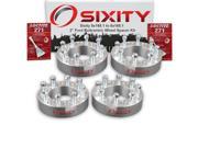Sixity Auto 4pc 2 8x165.1 Wheel Spacers Ford F350 Pickup Truck 9 16 18tpi 1.75in Studs Lugs Loctite