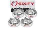 Sixity Auto 4pc 1.5 6x5.5 Wheel Spacers Toyota Tacoma Truck M12x1.5mm 1.25in Studs Lugs