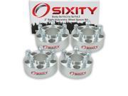 Sixity Auto 4pc 2 5x114.3 Wheel Spacers Sixity Auto Pickup Truck SUV 1 2 20tpi 1.25in Hubcentric