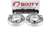 Sixity Auto 2pc 1.25 6x139.7 Wheel Spacers Sixity Auto Pickup Truck SUV M12x1.5mm 1.25in Hubcentric