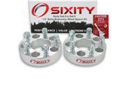 Sixity Auto 2pc 1.5 5x4.5 Wheel Spacers Sixity Auto Pickup Truck SUV 1 2 20tpi 1.25in Studs Lugs Loctite