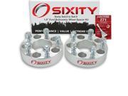Sixity Auto 2pc 1.5 5x4.5 Wheel Spacers Ford Aerostar Crown Victoria Explorer Sport Trac Mustang Ranger Thunderbird 1 2 20tpi 1.25in Studs Lugs Loctite