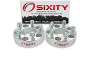 Sixity Auto 2pc 1.5 5x114.3 Wheel Spacers Ford Mustang 1 2 20tpi 1.25in Studs Lugs