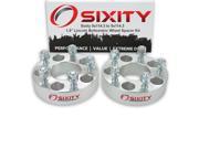 Sixity Auto 2pc 1.5 5x114.3 Wheel Spacers Lincoln Aviator Continental III Mark VII Town Car 1 2 20tpi 1.25in Studs Lugs