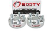 Sixity Auto 2pc 1.5 5x4.5 Wheel Spacers Ford Crown Victoria Edge 1 2 20tpi 1.25in Studs Lugs
