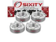 Sixity Auto 4pc 2 6x139.7 Wheel Spacers Ford Courier M12x1.5mm 1.25in Studs Lugs Loctite