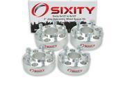 Sixity Auto 4pc 2 5x127 Wheel Spacers Jeep Grand Cherokee Wrangler Commander 1 2 20tpi 1.25in Hubcentric