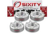 Sixity Auto 4pc 2 6x5.5 Wheel Spacers Mitsubishi Pickup Truck M12x1.5mm 1.25in Studs Lugs Loctite