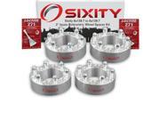 Sixity Auto 4pc 2 6x139.7 Wheel Spacers Isuzu Rodeo Trooper Truck M12x1.5mm 1.25in Studs Lugs Loctite