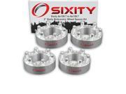 Sixity Auto 4pc 2 6x139.7 Wheel Spacers Sixity Auto Pickup Truck SUV M12x1.5mm 1.25in Studs Lugs