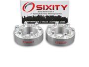 Sixity Auto 2pc 2 6x5.5 Wheel Spacers Toyota Tacoma Truck M12x1.5mm 1.25in Studs Lugs