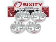 Sixity Auto 4pc 1.5 5x5 Wheel Spacers Jeep Commander Grand Cherokee Wrangler 1 2 20tpi 1.25in Studs Lugs Loctite