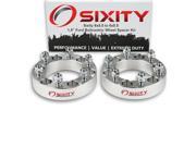 Sixity Auto 2pc 1.5 6x5.5 Wheel Spacers Ford Courier M12x1.5mm 1.25in Studs Lugs
