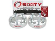 Sixity Auto 2pc 1.5 5x127 Wheel Spacers Oldsmobile 88 98 1 2 20tpi 1.25in Studs Lugs Loctite