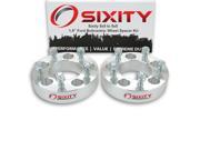 Sixity Auto 2pc 1.5 5x5 Wheel Spacers Ford Galaxie 500 Thunderbird 1 2 20tpi 1.25in Studs Lugs